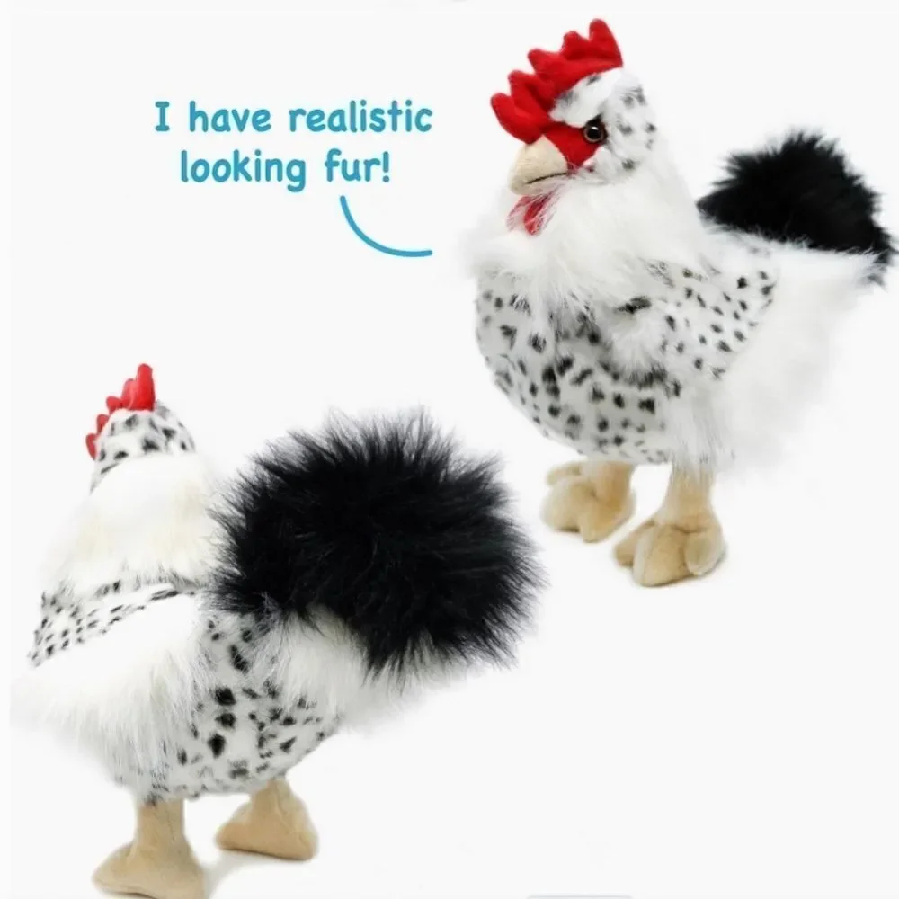 Rooster Stuffed Plush Animal Toy New Stock Play Chicken Kids Fun Christmas